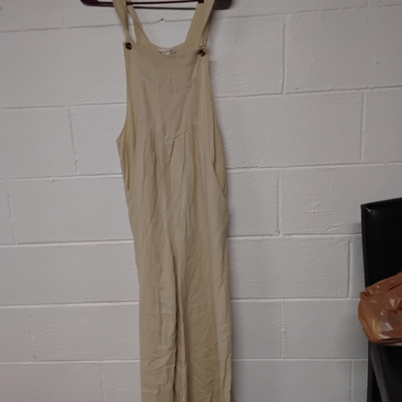 Beige Overalls - Picture 1 of 5